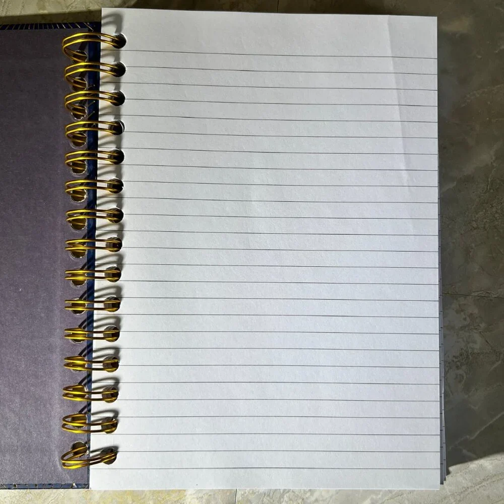 Written in the Stars Gold Foil Celestial Spiral Notebook 5x7 New - Picture 2 of 2